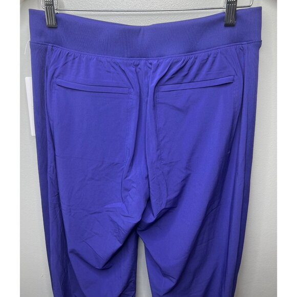 Athleta Womens Brooklyn Lined Pant Purple Ribbed Waist size 4/P - Picture 10 of 16